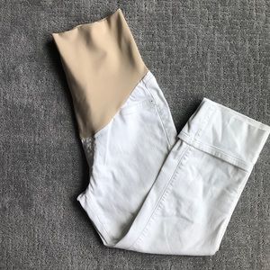 Lila Ryan maternity cuffed crop pants